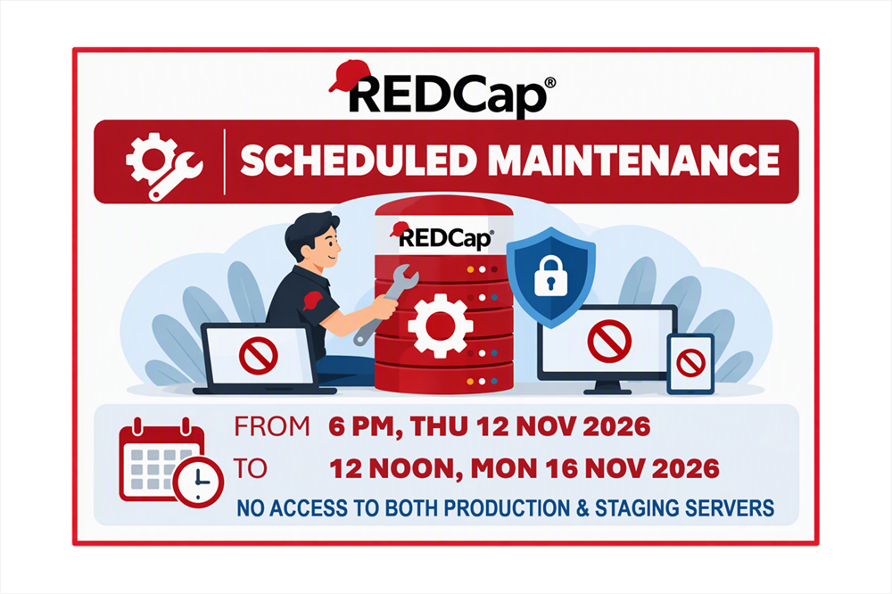 REDCap Maintenance graphic